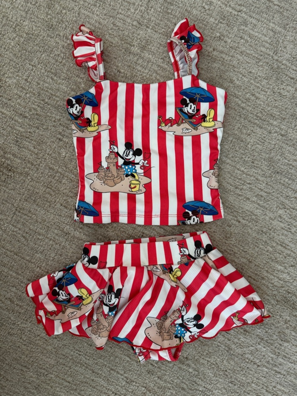 Made By Molly Nautical Mouse 2-Piece Skirted Swim